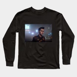 Male Game Character Long Sleeve T-Shirt